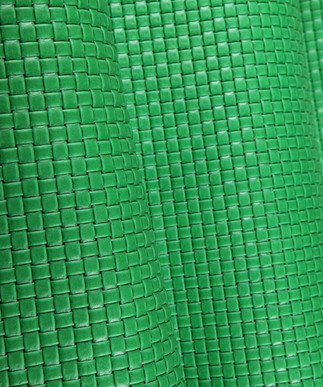 Basket Weave Kelly Green