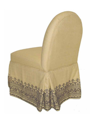 V5606 Curved Back Vanity Chair