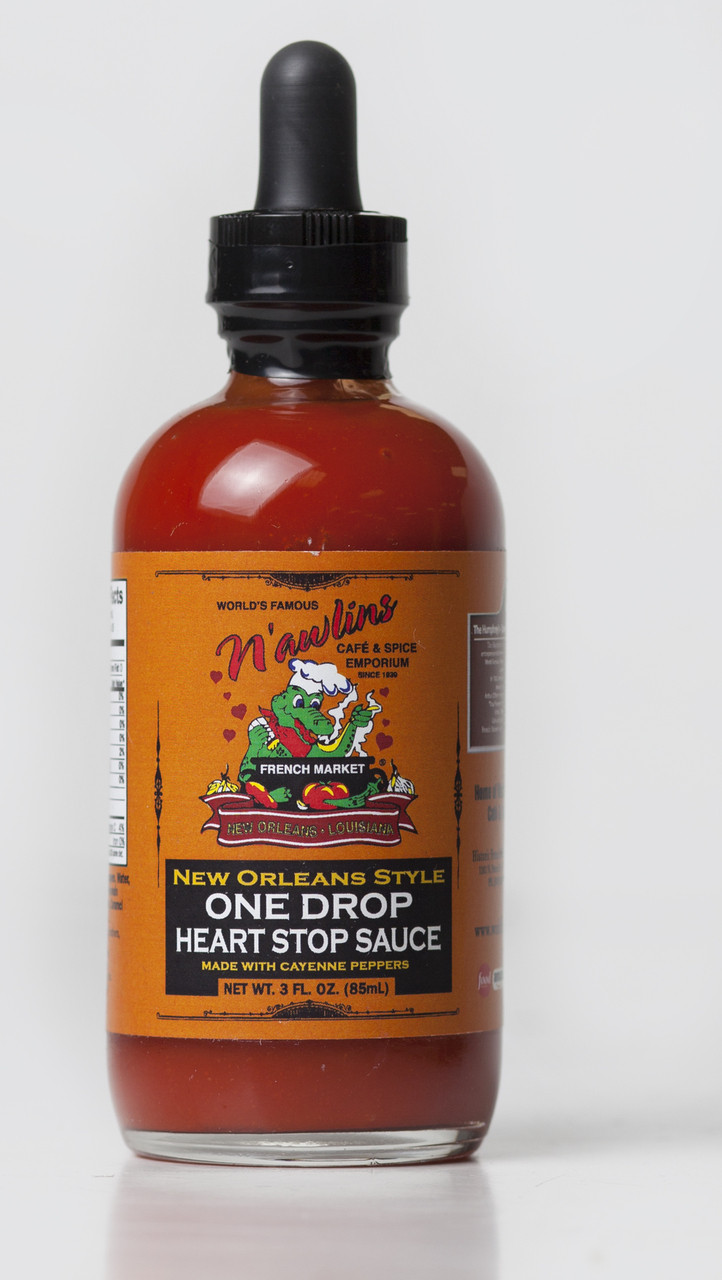 One Drop Heart Stop Sauce World Famous Nawlins
