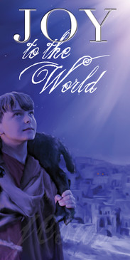 Church Banner featuring Joy To The World Christmas Theme