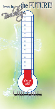 Church Banner featuring Thermometer/Fund Goal - CUSTOMIZE for FREE