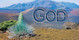 Church Banner featuring Silversword/Mt. Haleakala with Love of God Theme