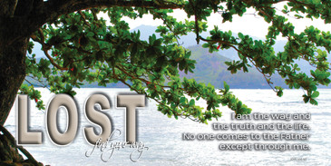 Church Banner featuring Hanalei Bay with Motivational Theme