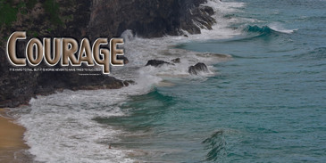 Church Banner featuring Remote Secret Beach on Hawaii with Motivational Theme