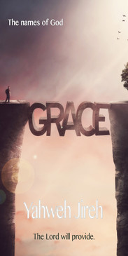 Church Banner featuring Grace and Bridges with The Lord Will Provide Theme