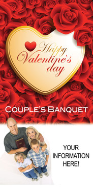Church Banner featuring Family and Valentine Theme