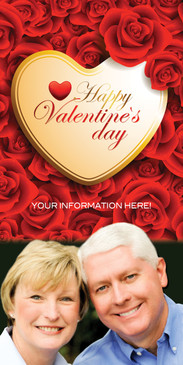 Church Banner featuring Couple and Valentine's Day Theme