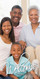 Church Banner featuring African American Family for Welcome Banner