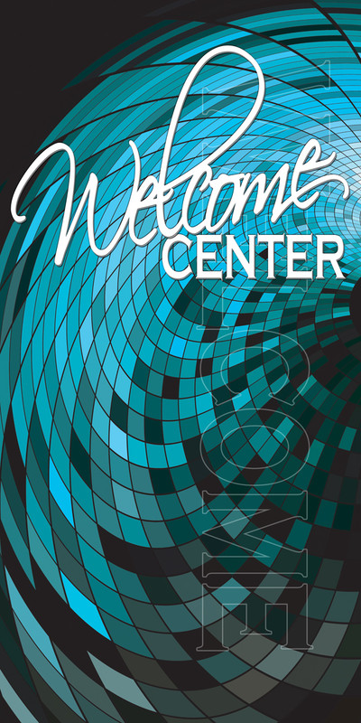 Church Banner featuring Modern Theme for Welcome Banner