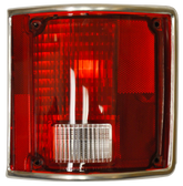'73-'87 TAILLIGHT ASSEMBLY WITH BRIGHT ANODIZED TRIM, PASSENGER'S SIDE 0851-614 R