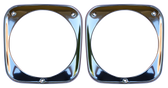 1964-1966 CHEVROLET PICKUP, SUBURBAN AND PANEL TRUCK ALUMINUM HEADLIGHT BEZEL SET