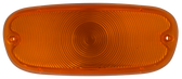 '58-'59 AMBER FRONT PARK LIGHT LENS 0847-530