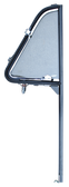 '51-'54 VENT WINDOW ASSEMBLY, BLACK, PASSENGER'S SIDE 0846-252