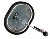 1967-1972 Chevrolet and GMC pickup, Suburban and Blazer kick panel vent door assembly, LH