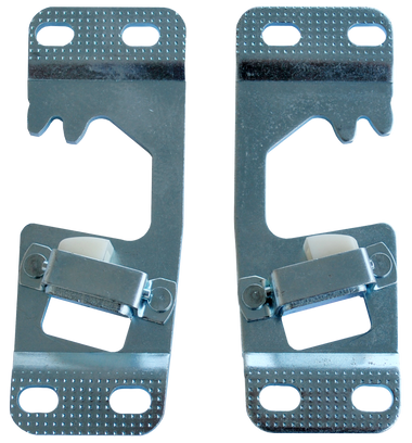 1960-1966 Chevrolet and GMC door striker plate set, 2pc