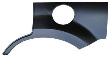2008-2012 Ford Escape rear wheel arch w/o molding holes, LH