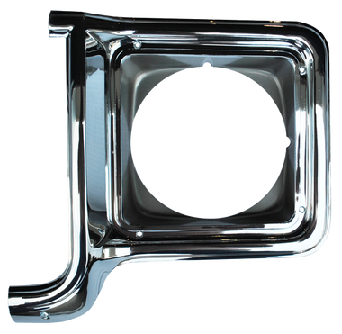 1973-1978 Chevrolet and GMC headlight door chrome and argent, driver's side