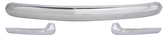 1968-1972 VW Bus front bumper kit, chrome plated