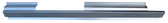 2001-2005 Ford Explorer Sport Trac rocker panel, passenger's side