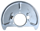 8/1985-1991 Volkswagen Bus front brake dust shield, driver's side