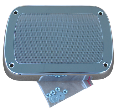 1955-1959 Chevrolet and GMC truck radio speaker grille, chrome