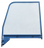 1955-1959 Chevrolet and GMC truck door window glass assembly (Clear), with painted trim, driver's side