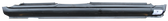1998-2004 Kia Sephia and Spectra Sedan passenger's side rocker panel