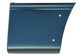 2004-2014 F150 front lower quarter panel section with molding holes, driver's side