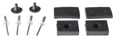 1962-1966 Chevrolet and GMC pickup and Suburban hood bumper kit (10 piece)