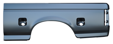 1987-1996 F-150 6' bedside skin, with dual fuel openings, driver's side