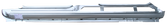 2005-2010 Mazda5 rocker panel, driver's side