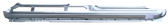 2005-2010 Mazda5 rocker panel, passenger's side