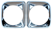 1967-1968 Chevrolet headlight bezel set