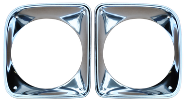 1967-1968 Chevrolet headlight bezel set