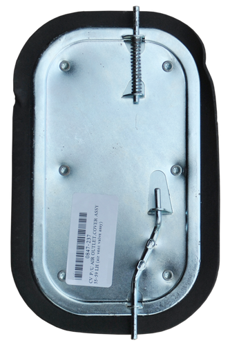 1955-1959 Chevrolet and GMC pickup kick panel vent door with seal, lh