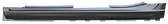 2008-2011 Ford Focus 4 door rocker panel, driver's side 