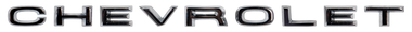 1967-1968 CHEVROLET hood letters