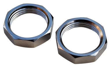 1947-1959 Chevrolet and GMC chrome wiper retainer nut set (2pc)