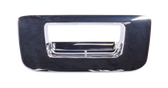 2007-2013 Chevrolet and GMC pickup tailgate handle bezel, chrome, w/o keyhole, or camera