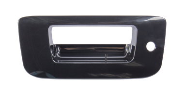 2007-2013 Chevrolet and GMC pickup tailgate handle bezel,paint to match, with keyhole, without camera