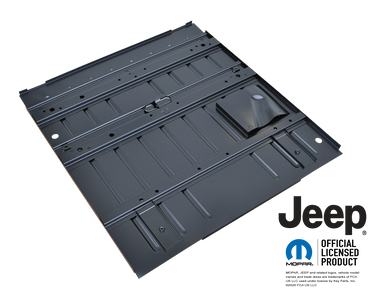 1987-1995 JEEP YJ Wrangler rear cargo floor assembly