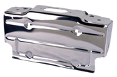 '67-'87 REAR LICENSE PLATE BRACKET; CHROME