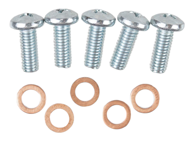 55-59 SENDING UNIT SCREWS WITH CRUSH WASHERS