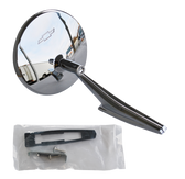 UNIVERSAL 4.5" SPORT MIRROR WITH BOWTIE EMBLEM