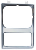 '85-'87 HEADLIGHT BEZEL FOR SINGLE HEADLIGHT, LH, SILVER