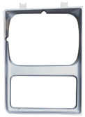 '85-'87 HEADLIGHT BEZEL FOR SINGLE HEADLIGHT, RH, SILVER
