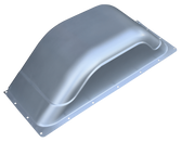 '67-'72 CUSTOM WIDENED REAR WHEEL TUB; 2" WIDER THAN STOCK 0849-346