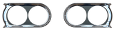 1960-1966 GMC pickup headlight bezel set