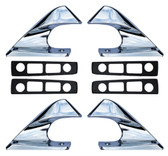 BED RAIL AND ROOF RACK END KIT, 8PC, MULTI-FIT CP117K