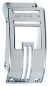 '55-'59 CHEVY TRUCK DELUXE HEATER CONTROL BEZEL, CHROME